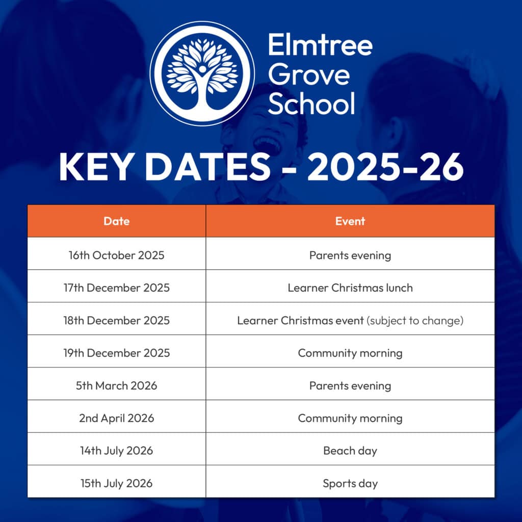 Term Dates | Elmtree Grove